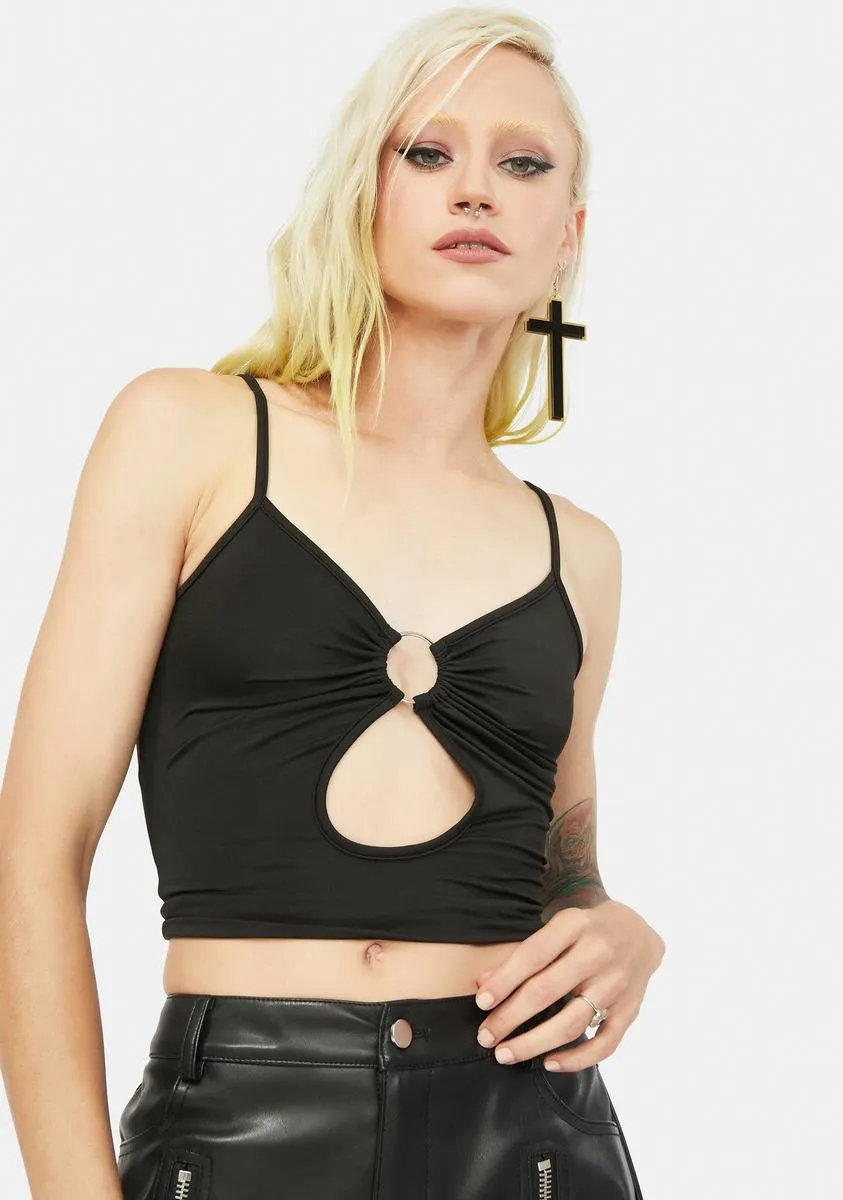 Watch Your Mouth Crop Tank sold by Dolls Kill