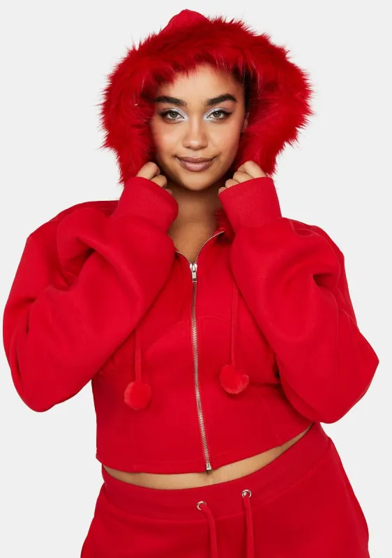 Plus Moment Of Love Corset Hoodie sold by Dolls Kill