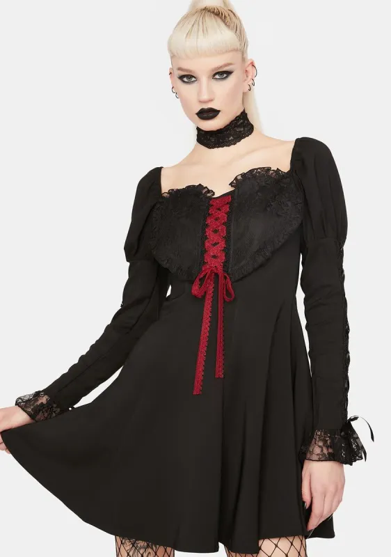 Heart To Heart Princess Mini Dress sold by Dolls Kill