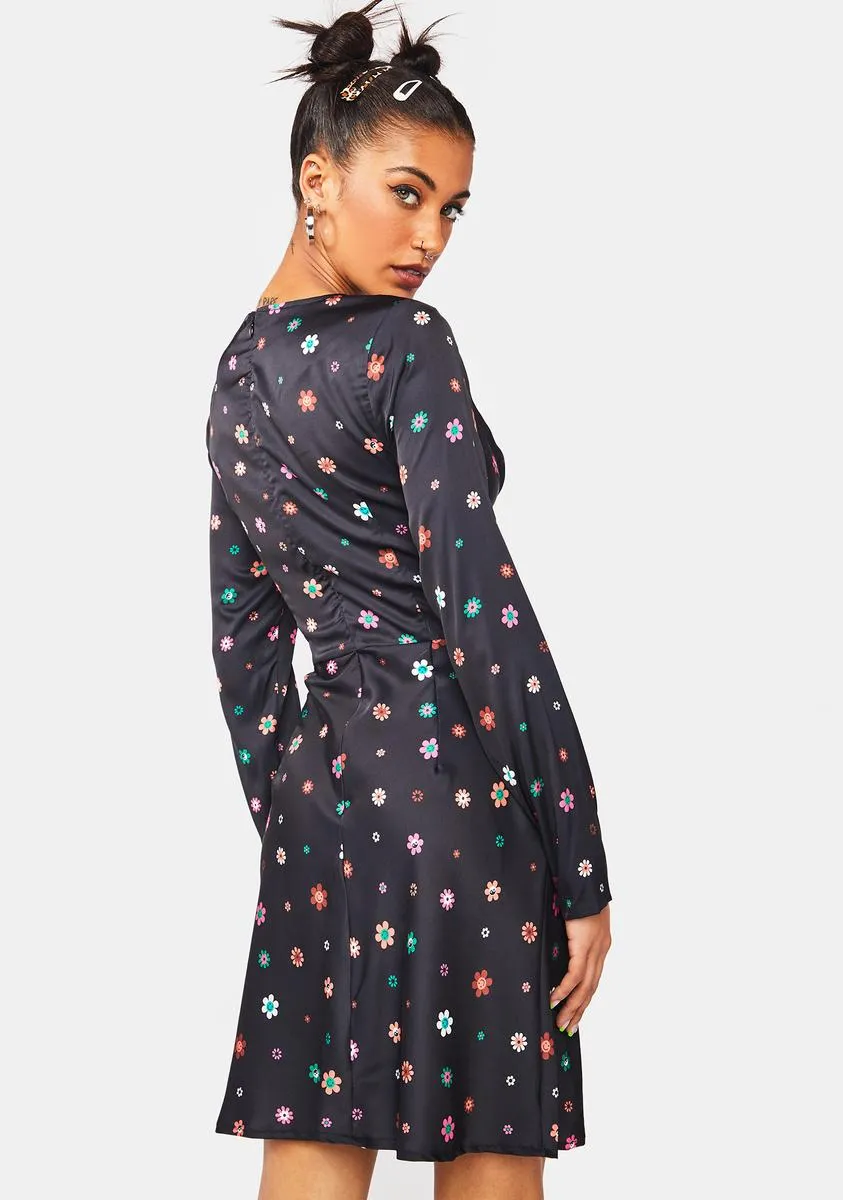 Trippy Print Mini Dress sold by Dolls Kill product image thumbnail 4