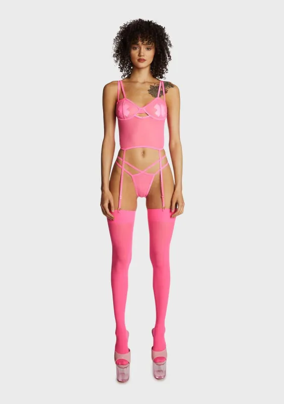 Intimate Detail Lingerie Set sold by Dolls Kill