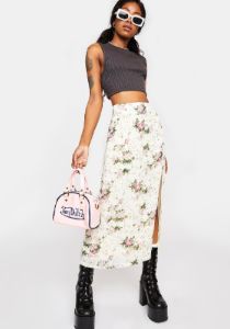 Black Amelia Rib Tank Top sold by Dolls Kill