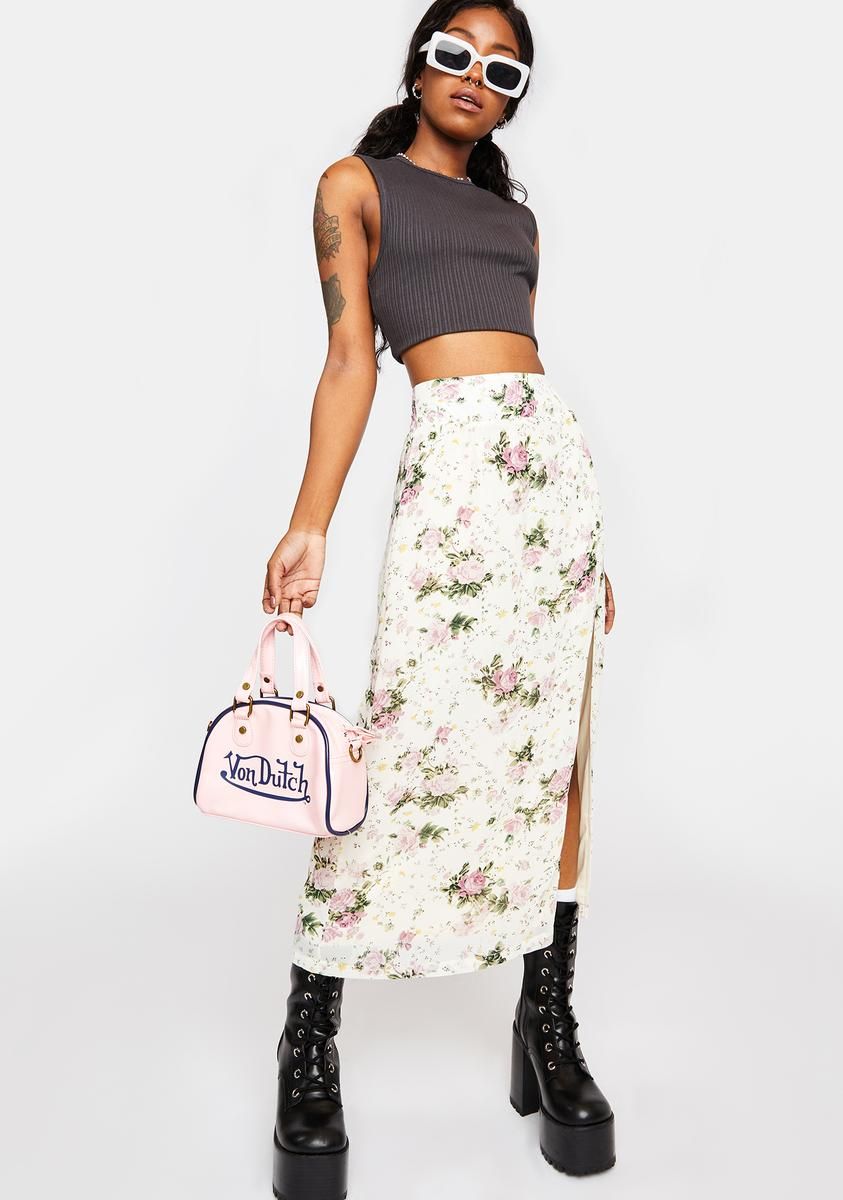 Black Amelia Rib Tank Top sold by Dolls Kill product image thumbnail 3