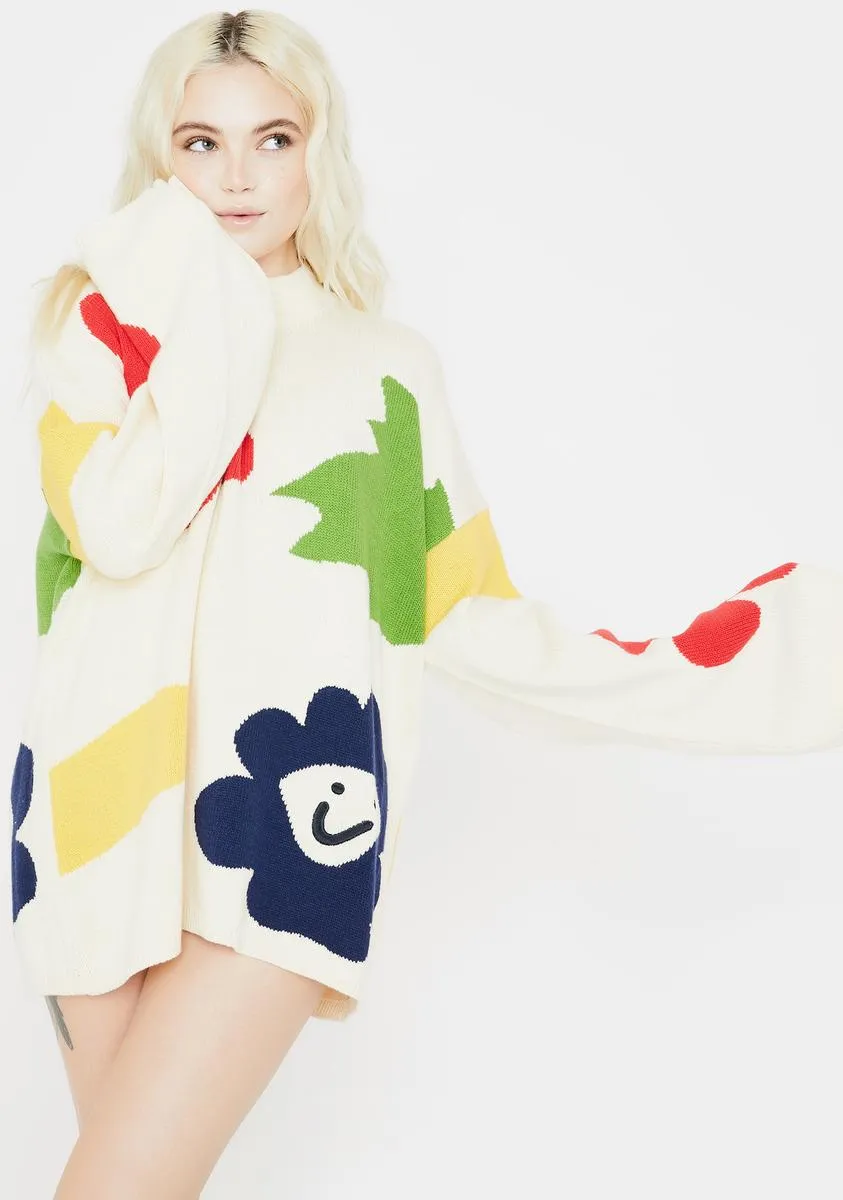 Flower Bed Knit Sweater sold by Dolls Kill product image thumbnail 2