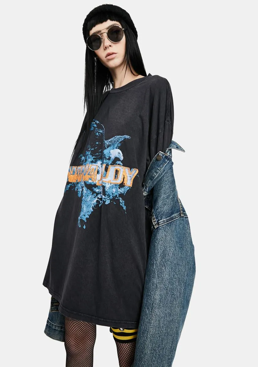 Fly High Graphic Tee Dress sold by Dolls Kill product image thumbnail 2