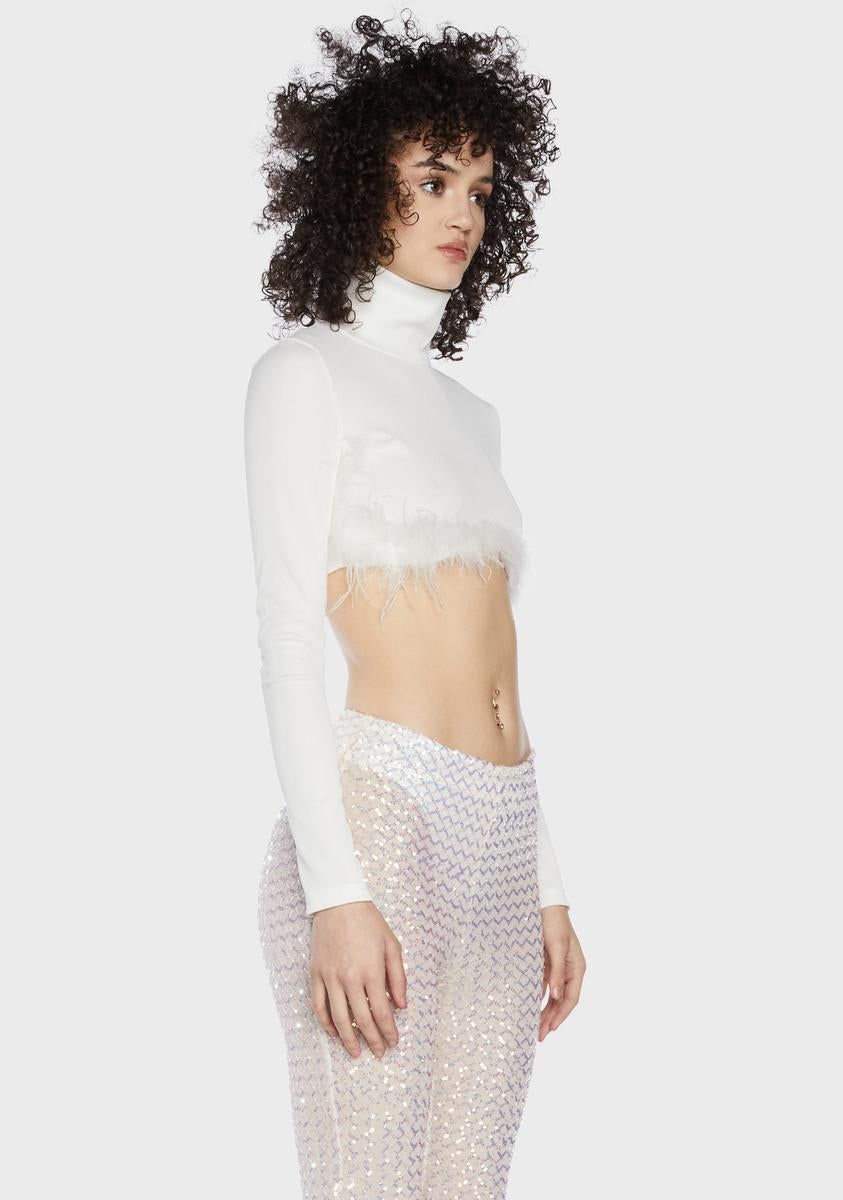 Done To Perfection Marabou Top sold by Dolls Kill product image thumbnail 2