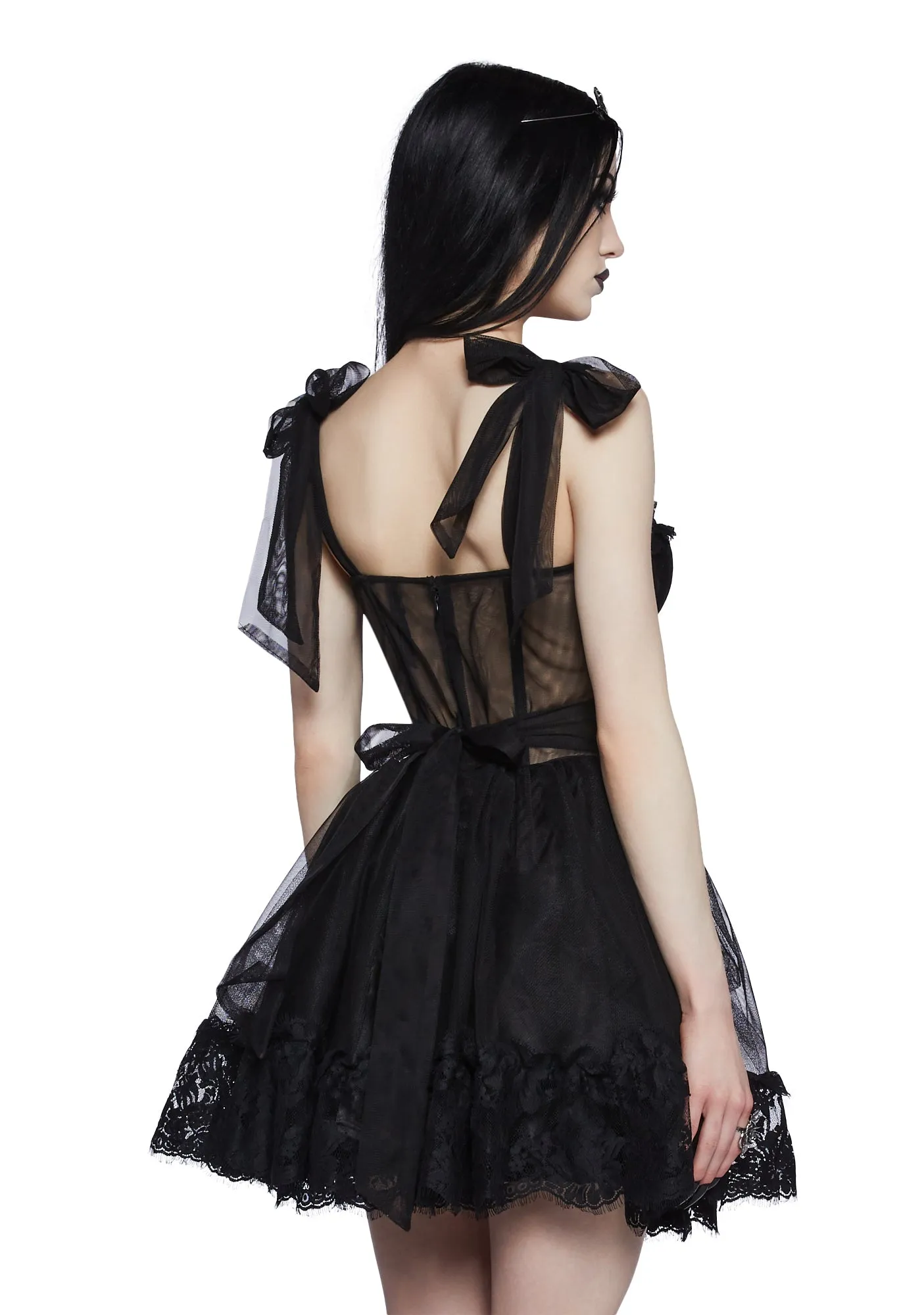 Dance With Death Mini Dress sold by Dolls Kill product image thumbnail 4