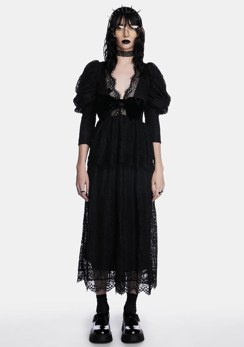 Lyra Lace Midi Dress sold by Dolls Kill product image thumbnail 3