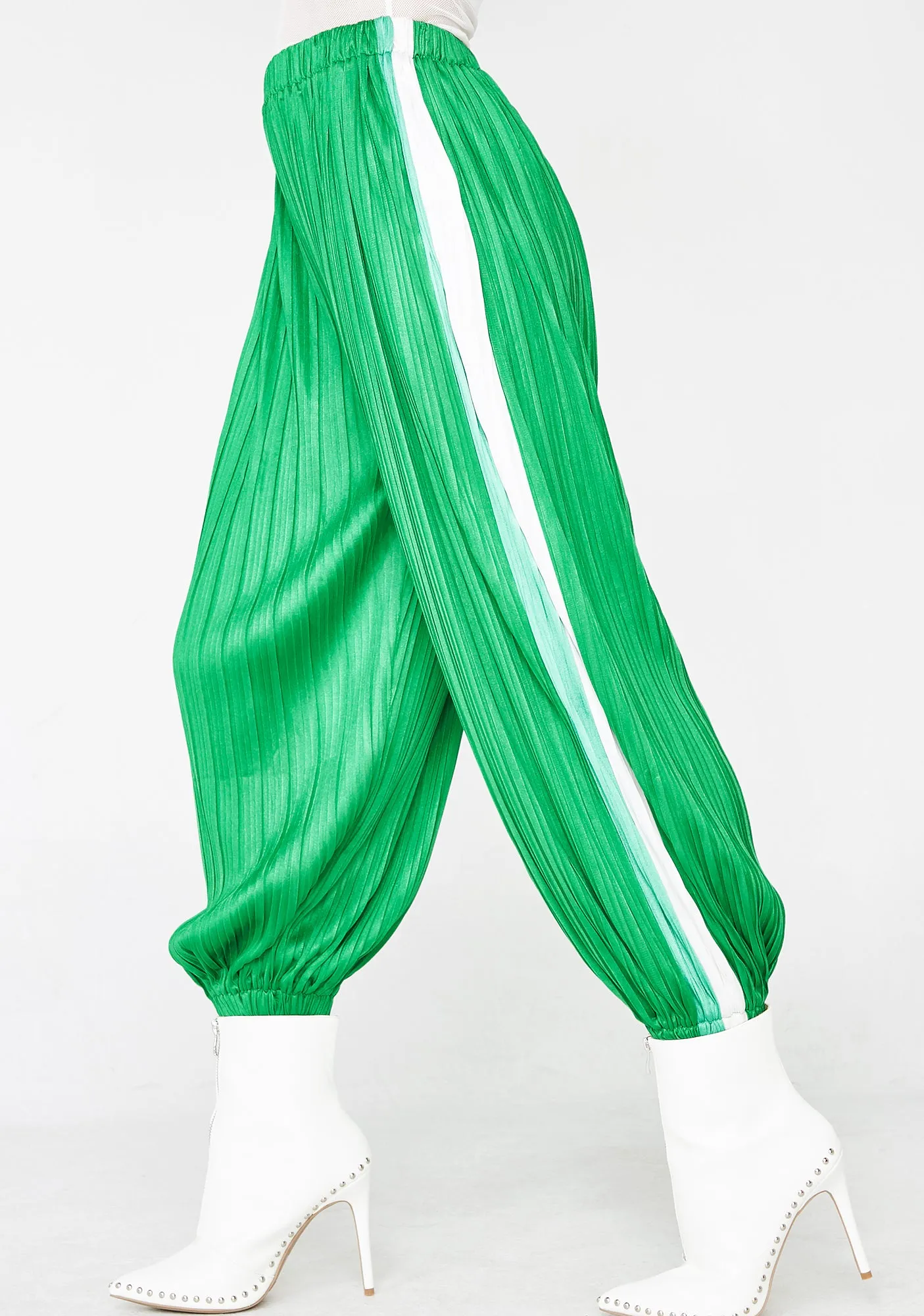 Pretty Pleats Please Jogger Pants sold by Dolls Kill