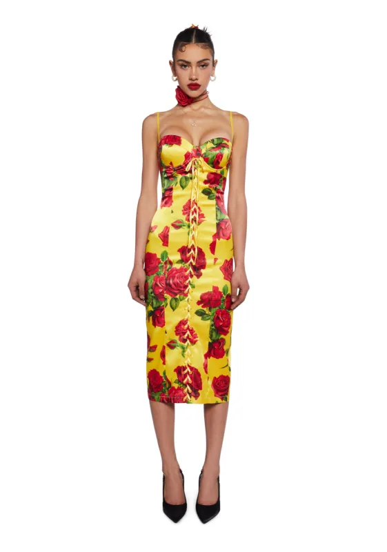 Romantic Getaway Midi Dress sold by Dolls Kill