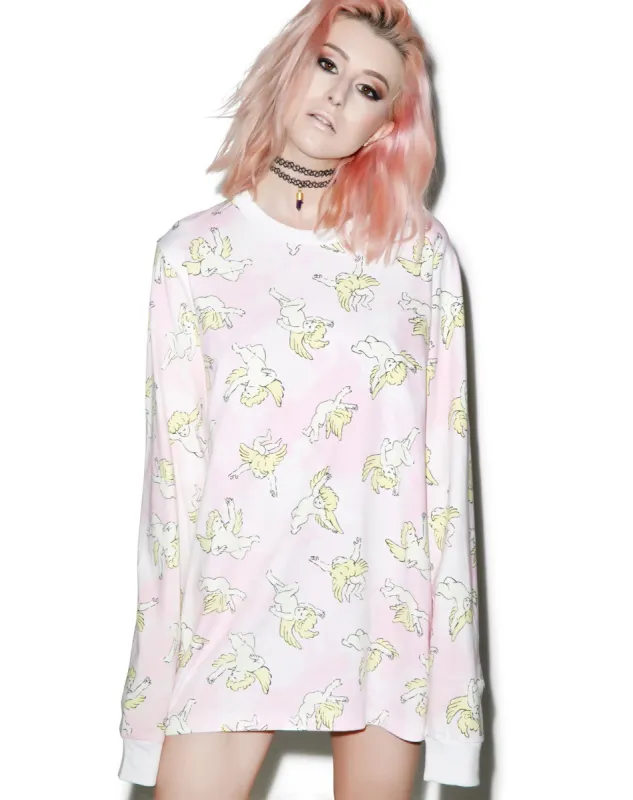 Risen Sky Long Sleeve Tee sold by Dolls Kill