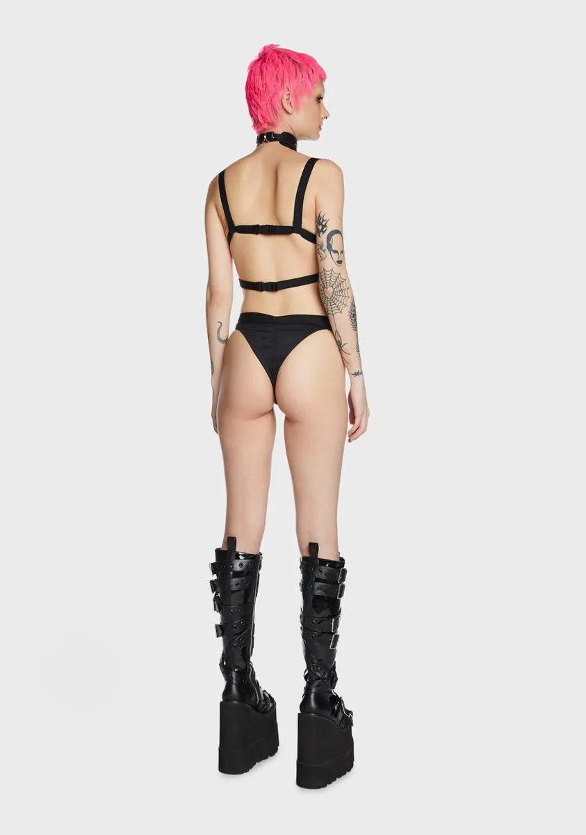 Flames Reflective Bikini Set sold by Dolls Kill product image thumbnail 4