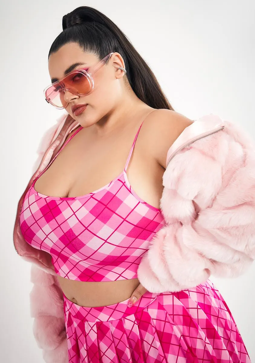 Plus Diva Especially Gifted Plaid Tank Top sold by Dolls Kill product image thumbnail 2