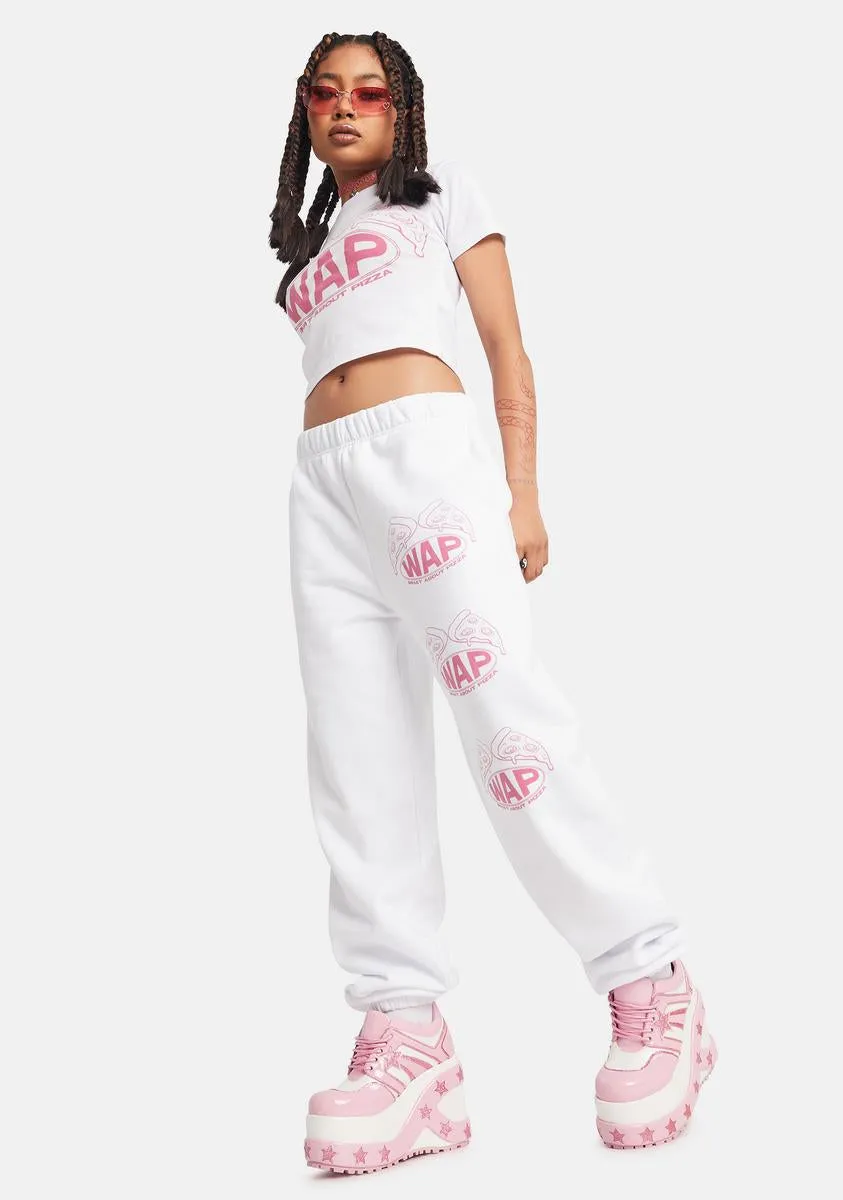 What About Pizza Jogger Sweatpants sold by Dolls Kill product image thumbnail 2