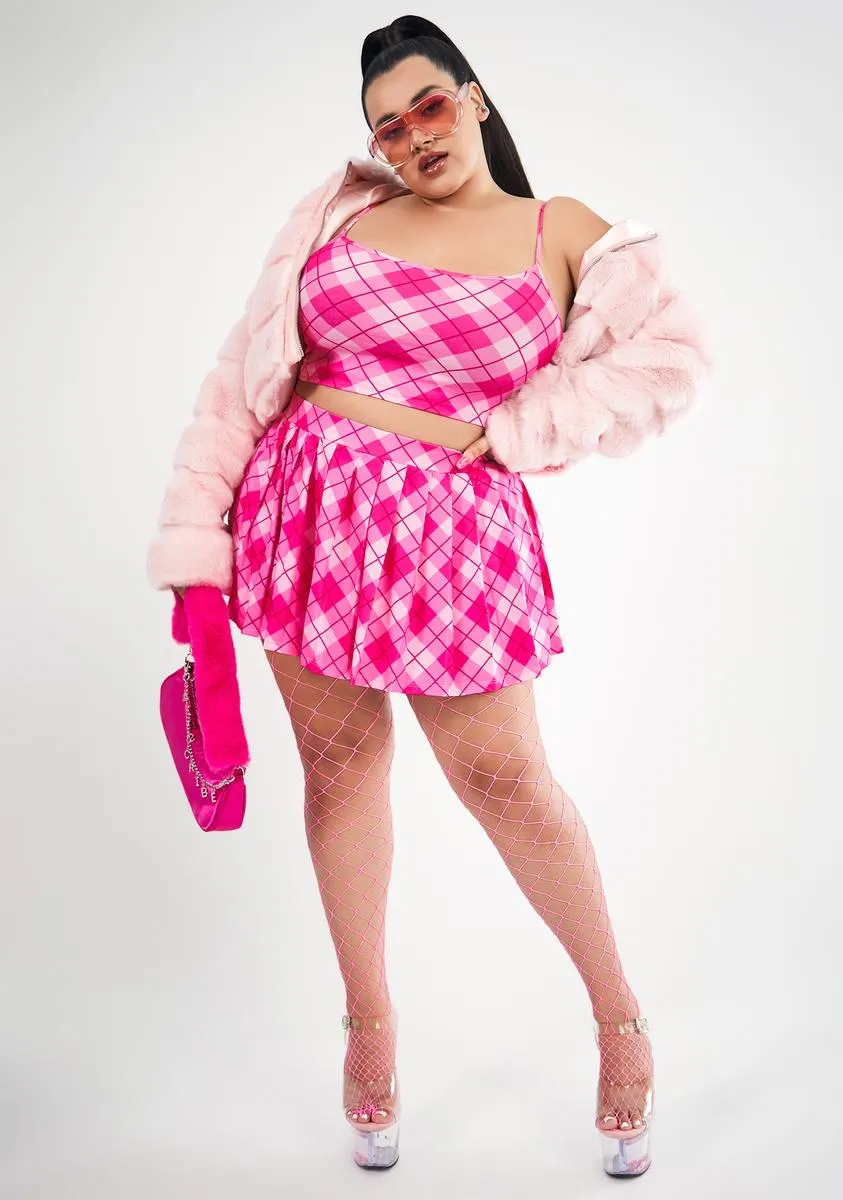 Plus Diva Especially Gifted Plaid Tank Top sold by Dolls Kill product image thumbnail 3