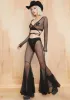 Escape From Reality Fishnet Flares sold by Dolls Kill