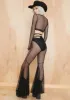 Escape From Reality Fishnet Flares sold by Dolls Kill