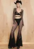 Escape From Reality Fishnet Flares sold by Dolls Kill