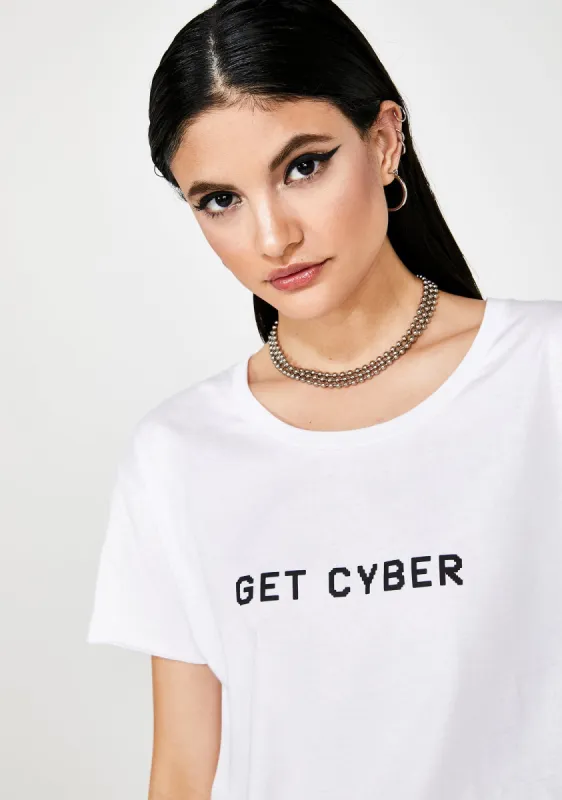 Get Cyber Graphic Tee sold by Dolls Kill