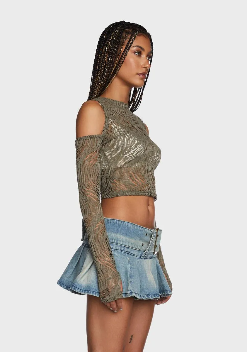 High Status Crop Top sold by Dolls Kill product image thumbnail 3