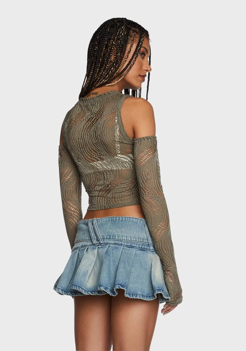 High Status Crop Top sold by Dolls Kill product image thumbnail 5