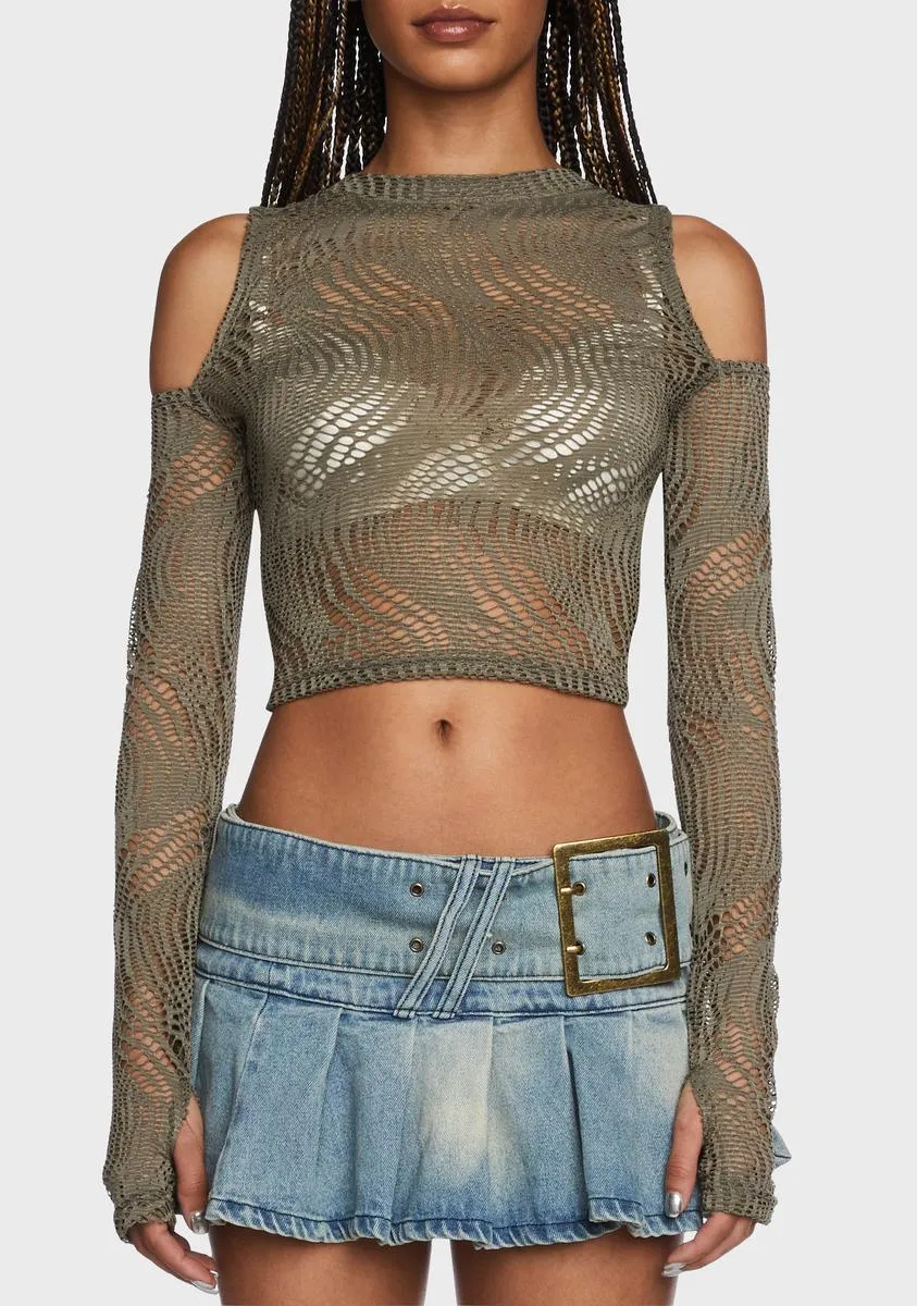 High Status Crop Top sold by Dolls Kill product image thumbnail 2