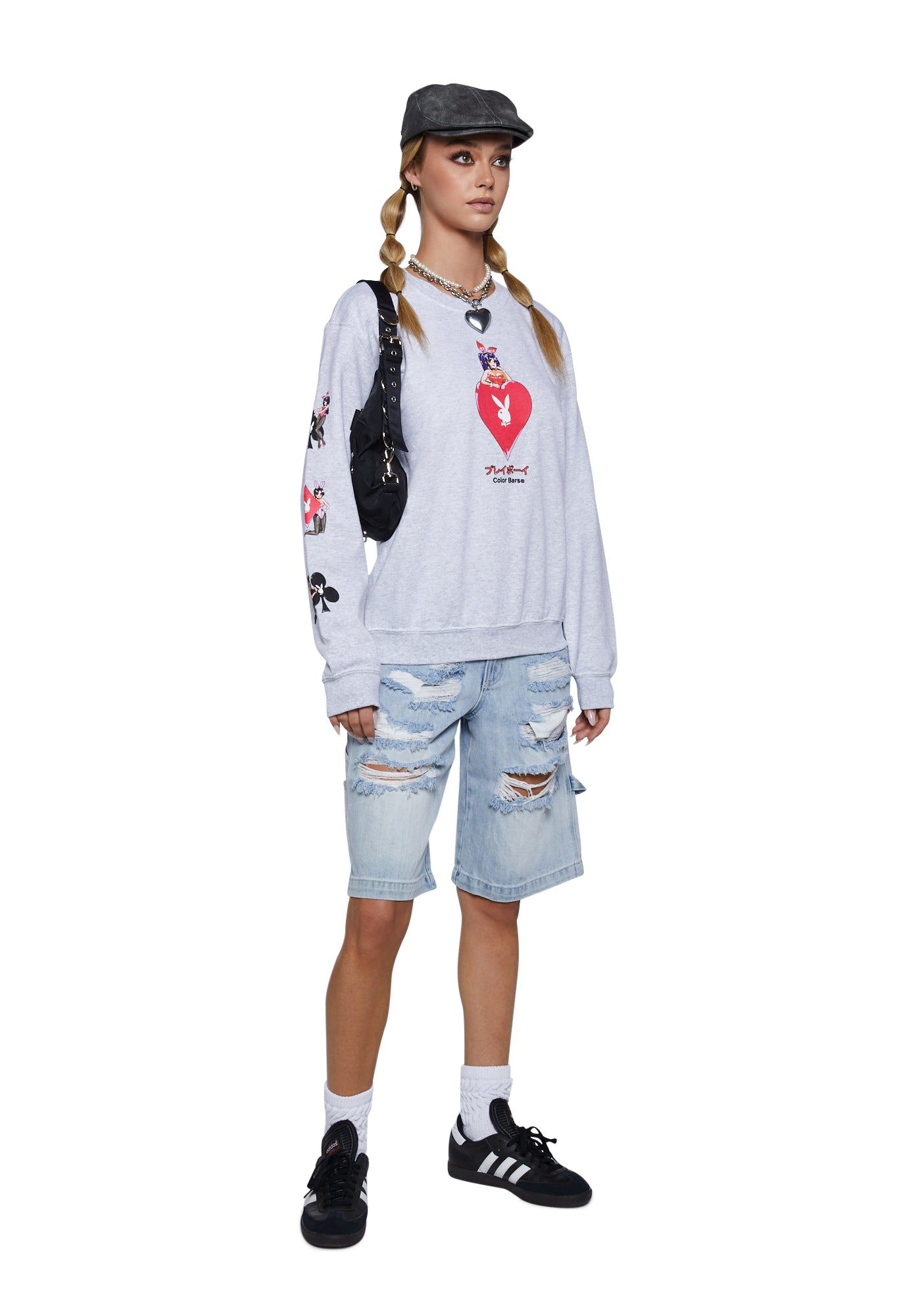 x Playboy Aces Crewneck Sweater sold by Dolls Kill product image thumbnail 2