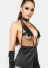 Getting Later Satin Romper sold by Dolls Kill