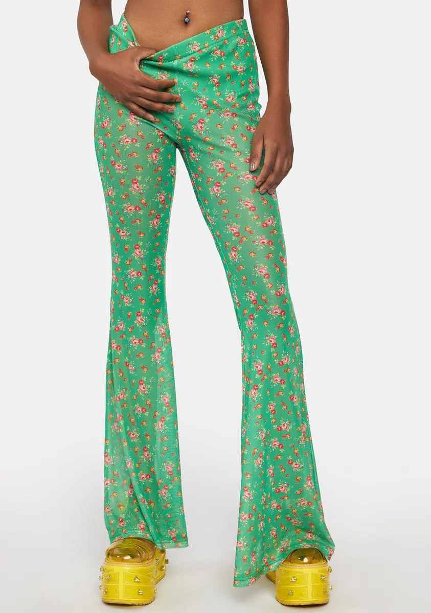 Under The Sunlight Flare Pants sold by Dolls Kill