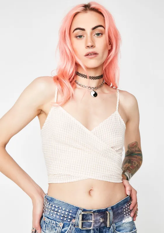 Prairie Princess Wrap Top sold by Dolls Kill