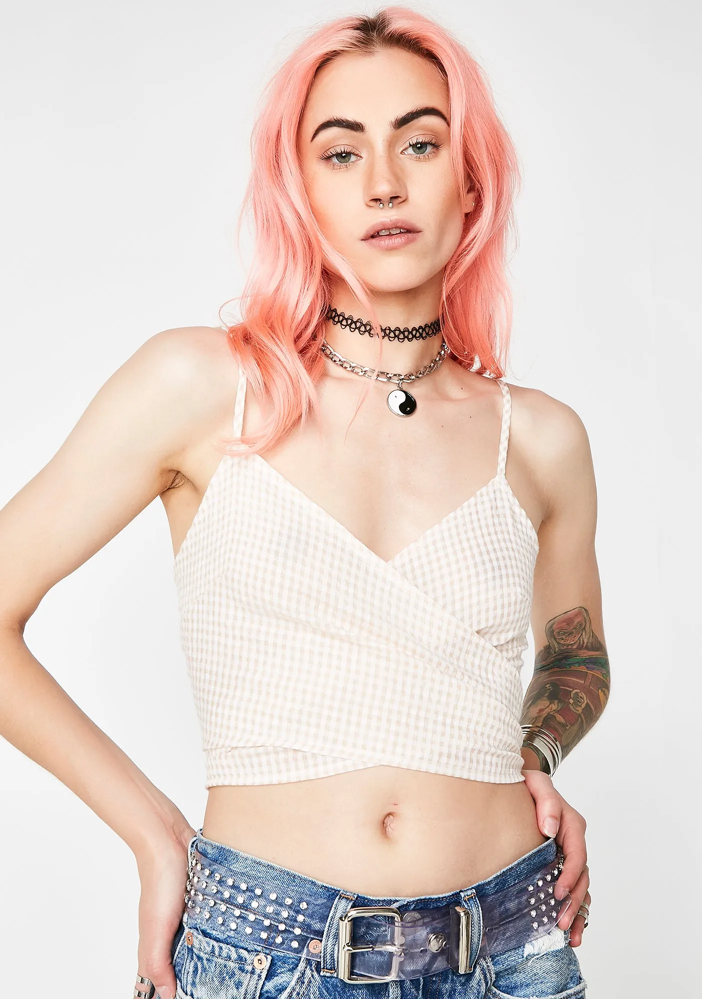 Prairie Princess Wrap Top sold by Dolls Kill