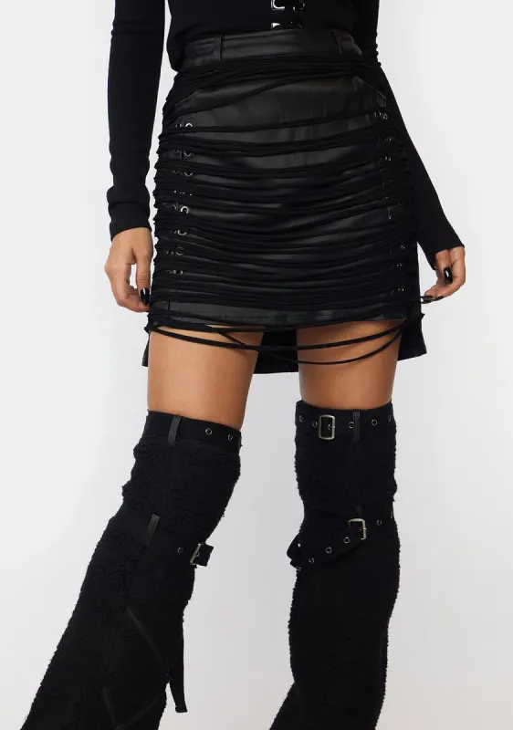 Steampunk Tassel Half Skirt sold by Dolls Kill