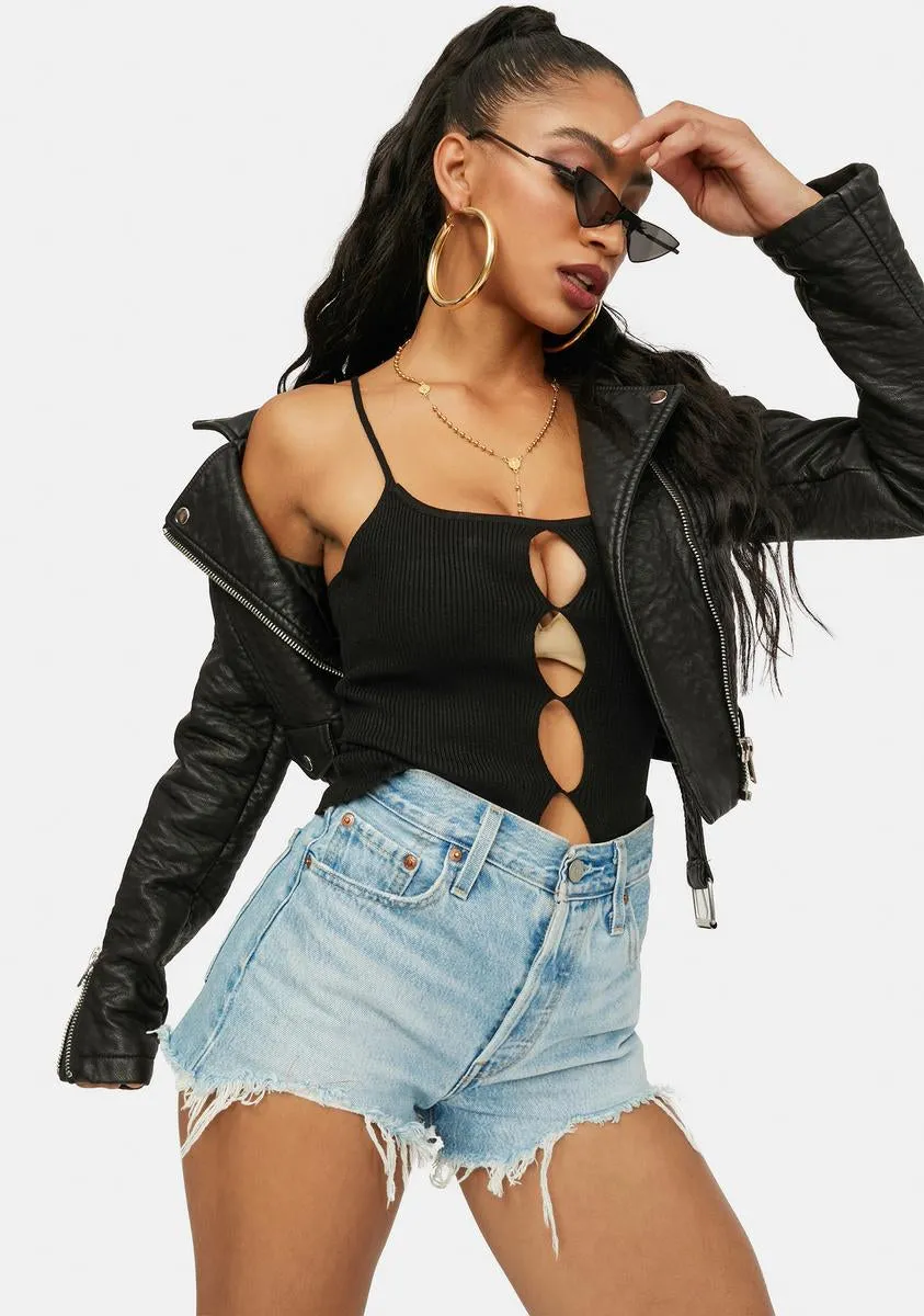 Night And Back Again Cutout Crop Top sold by Dolls Kill product image thumbnail 2