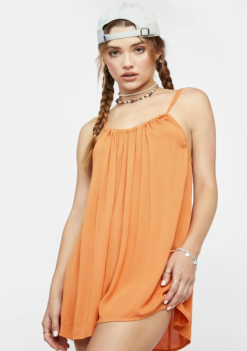 Sunset Shall We Dance Romper sold by Dolls Kill