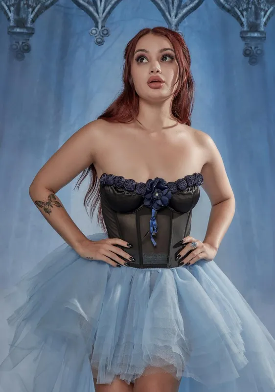 Forbidden Forest Floral Bustier sold by Dolls Kill
