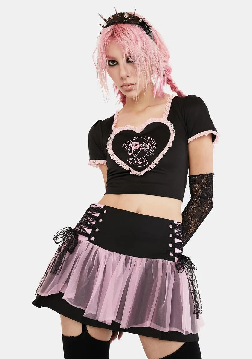 Family Secrets Mini Skirt sold by Dolls Kill product image thumbnail 2