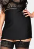 Plus Night Cowl At Me Mini Skirt sold by Dolls Kill