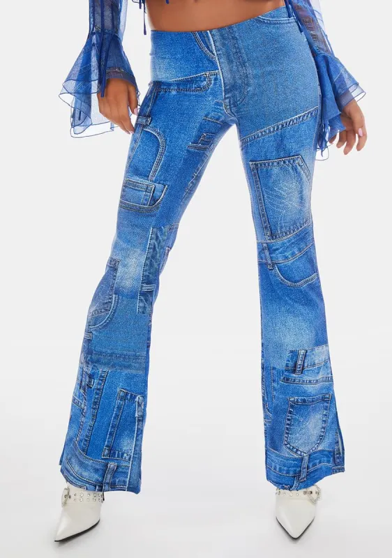 Harper Flare Pants sold by Dolls Kill