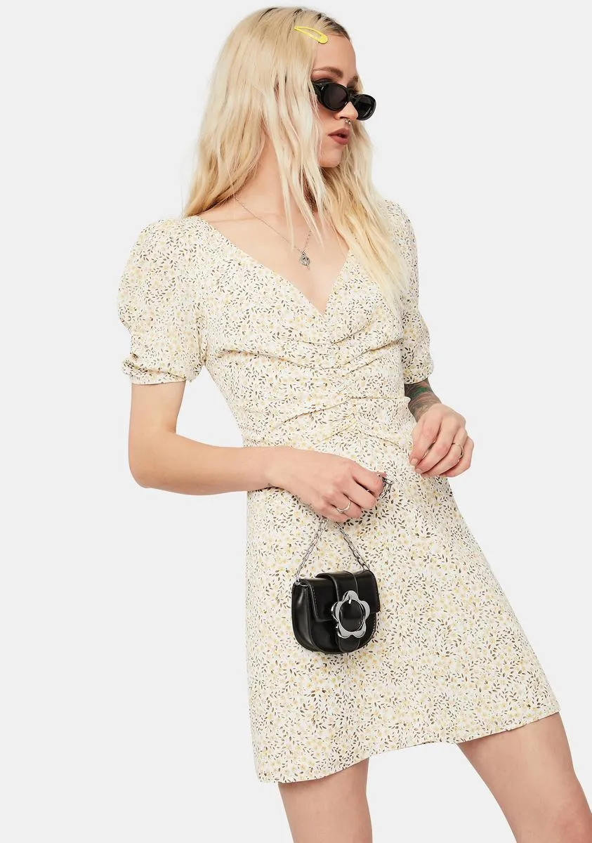 Darling Dancer Floral Puff Sleeve Mini Dress sold by Dolls Kill product image thumbnail 2