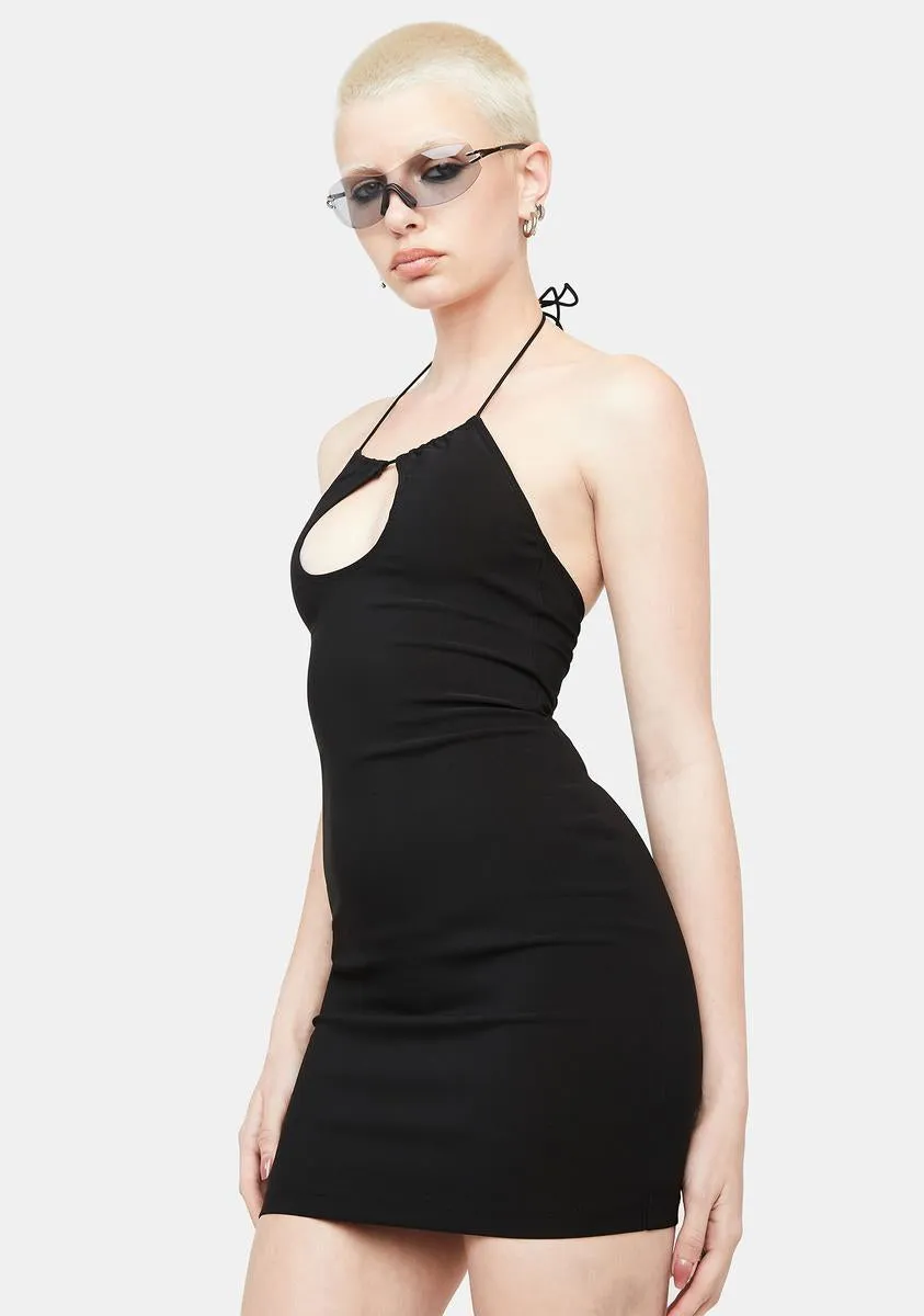 Kinda True Keyhole Halter Dress sold by Dolls Kill product image thumbnail 2