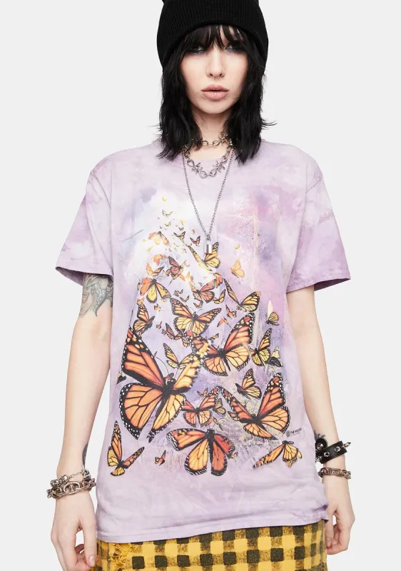 Monarch Butterflies Graphic Tee sold by Dolls Kill