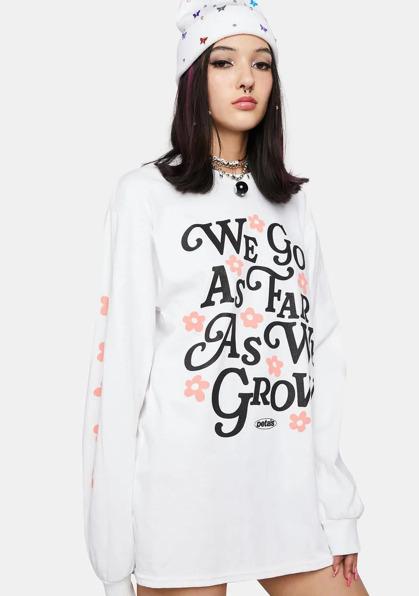 We Go As Far As We Grow Long Sleeve Tee sold by Dolls Kill product image thumbnail 2