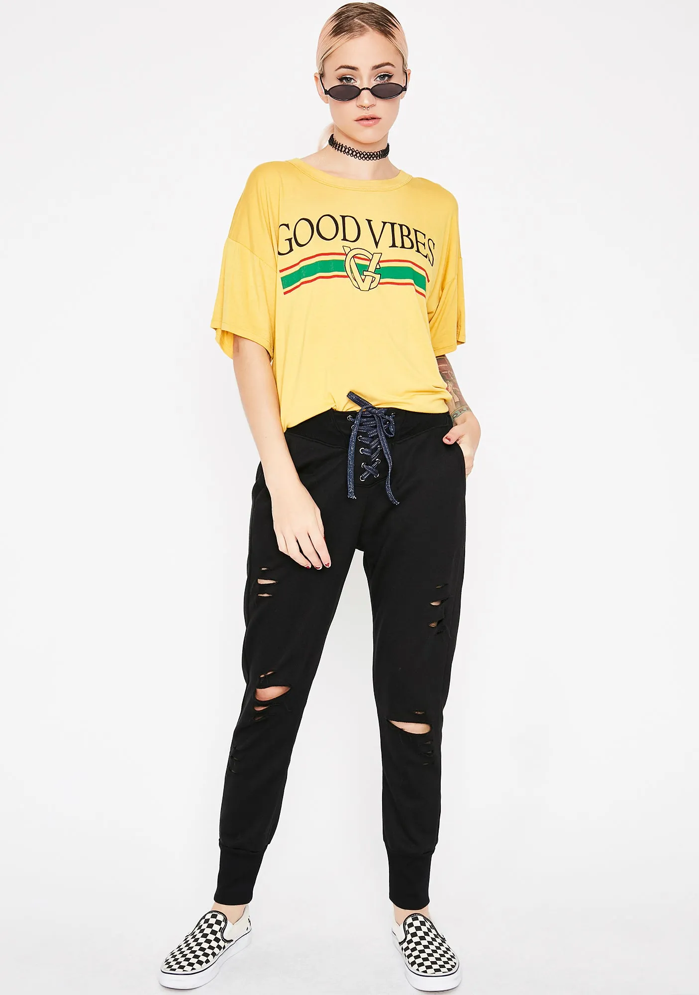 Irie Vibez Graphic Tee sold by Dolls Kill product image thumbnail 3