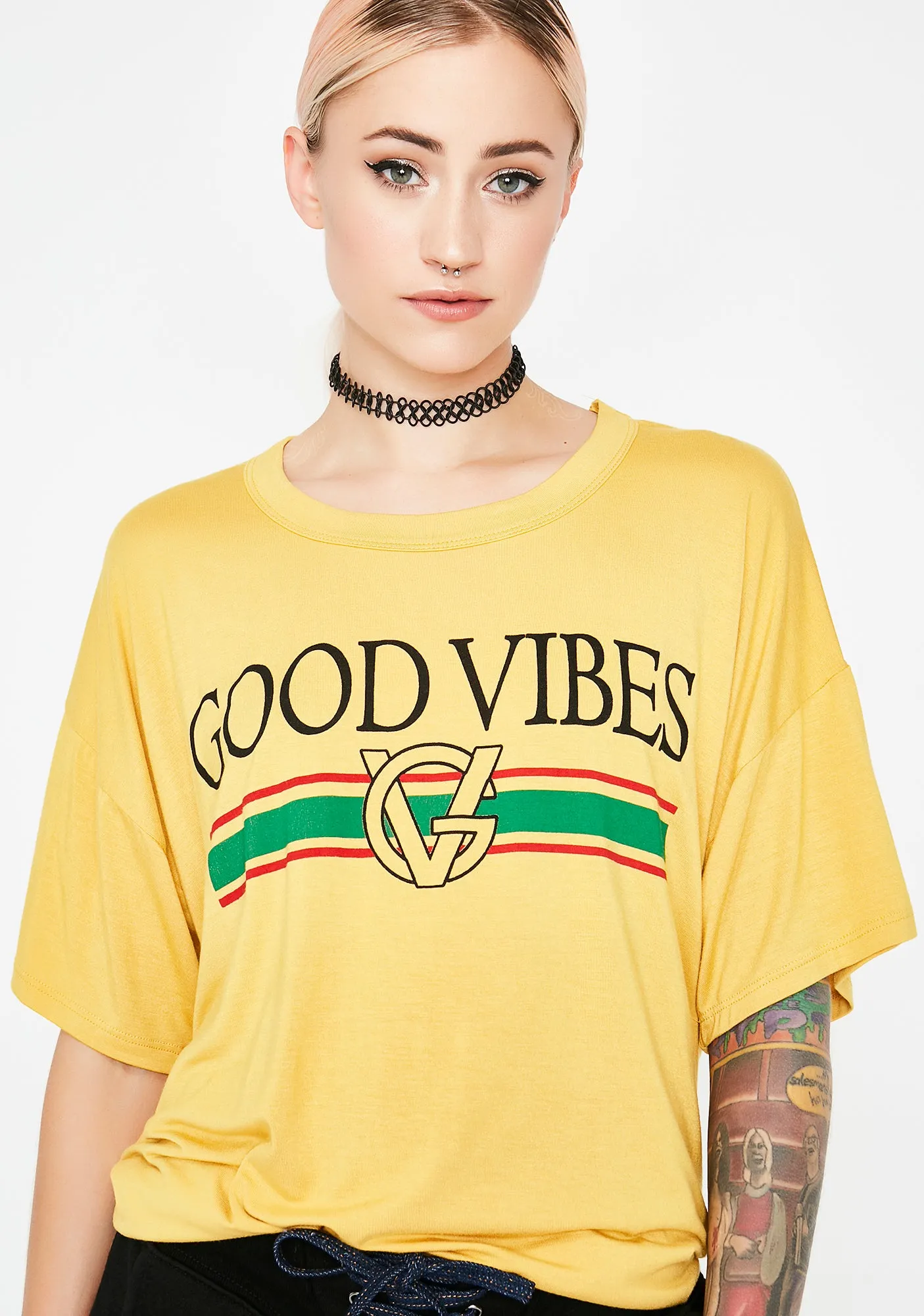 Irie Vibez Graphic Tee sold by Dolls Kill