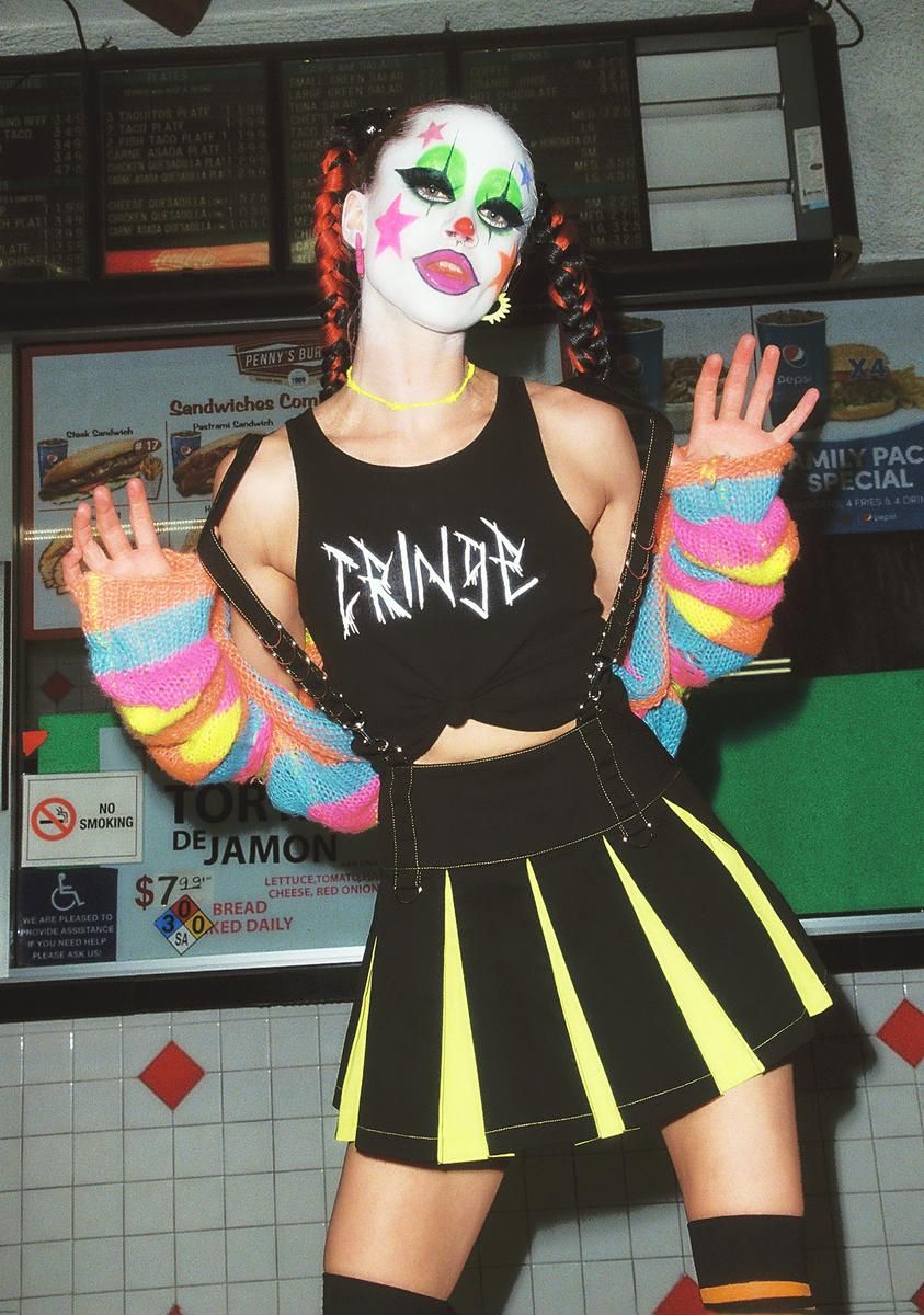 Cringe Nation Graphic Tank sold by Dolls Kill