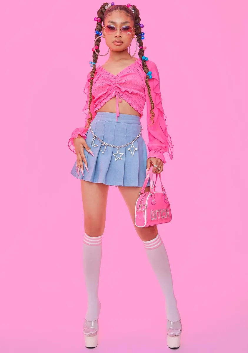 Unapologetically Me Ruffle Peasant Top sold by Dolls Kill product image thumbnail 3