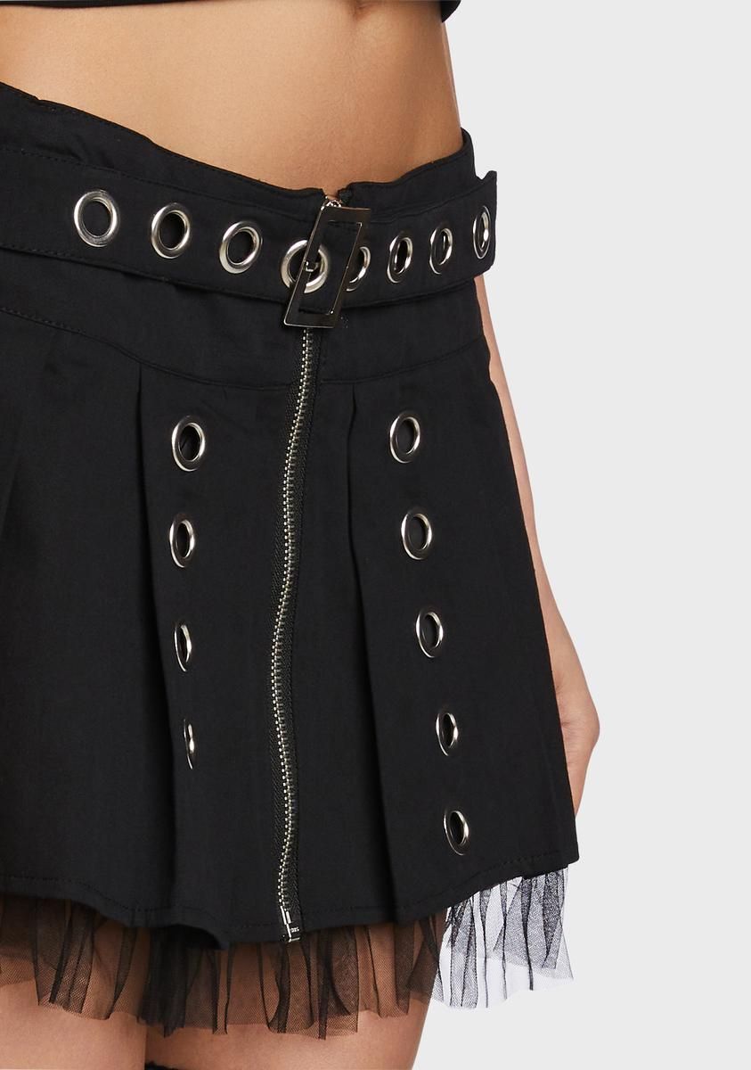 Deep Disintegration Pleated Skirt sold by Dolls Kill product image thumbnail 2