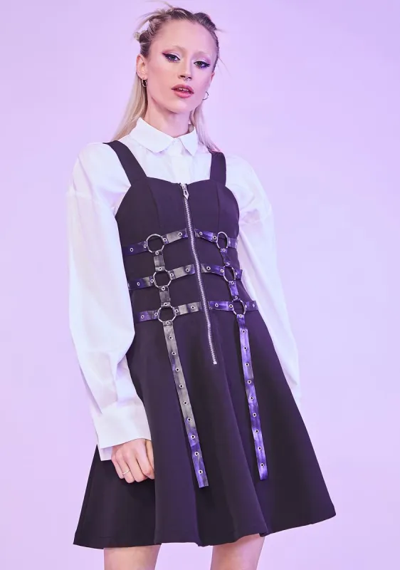 What's Your Fascination Harness Dress sold by Dolls Kill