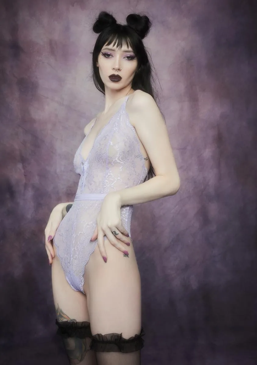 Fairy Glen Lace Up Bodysuit sold by Dolls Kill product image thumbnail 4