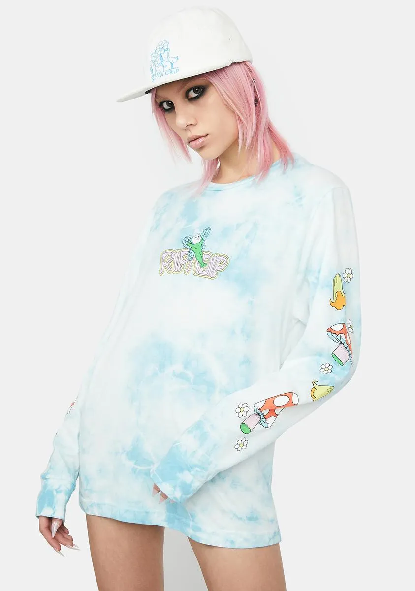 Best Wishes Long Sleeve Graphic Tee sold by Dolls Kill product image thumbnail 4